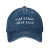 Make Europe Great Again Merch Baseballkappen Unisex Mode Kappen Hut Verstellbar Truckerhut