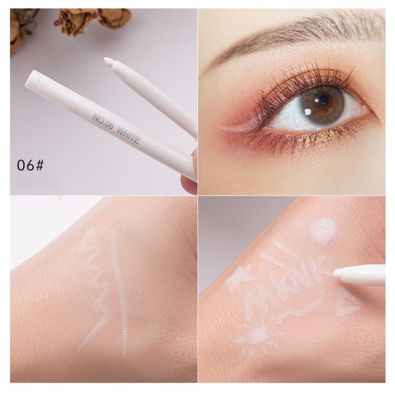 Ultra-fine Liquid Lying Silkworm Eyelash Pen Brown Gray Matte Eyeliner Pencil Smooth Lasting Eye Shadow Highlighter Stick Makeup