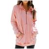 Women  Sweatshirts Long Sleeve Oversized Pullover Tunics With Pockets