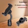 360° Universal Mobile Phone Holder with Round Base and Straight E-Type Clip.