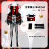 Alice in Wonderland Queen of Hearts Cosplay Halloween Short Skirt Costume