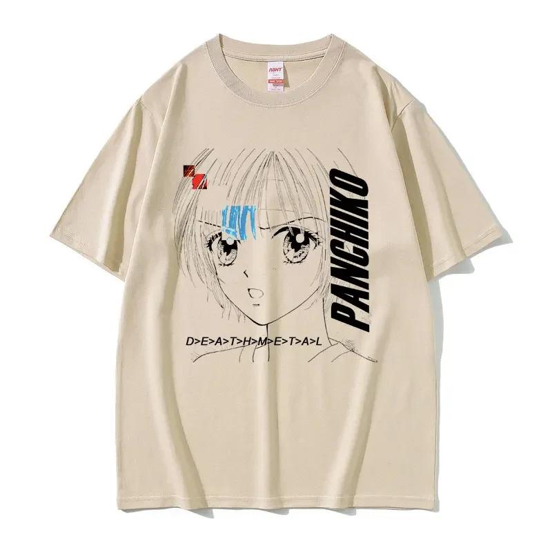 Rock Band Panchiko DEATHMETAL Album Graphic Print Tshirt Unisex Unisex Vintage Casual Tshirts Male Oversized Tees Gothic Streetwear