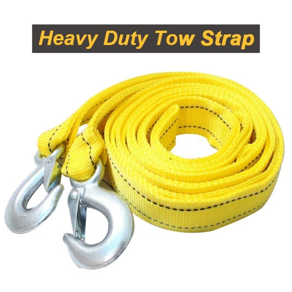 Hooks Included Tow Strap 5 M Towing Pull Rope Vehicle Straps Trailer Straps Outdoor Activities