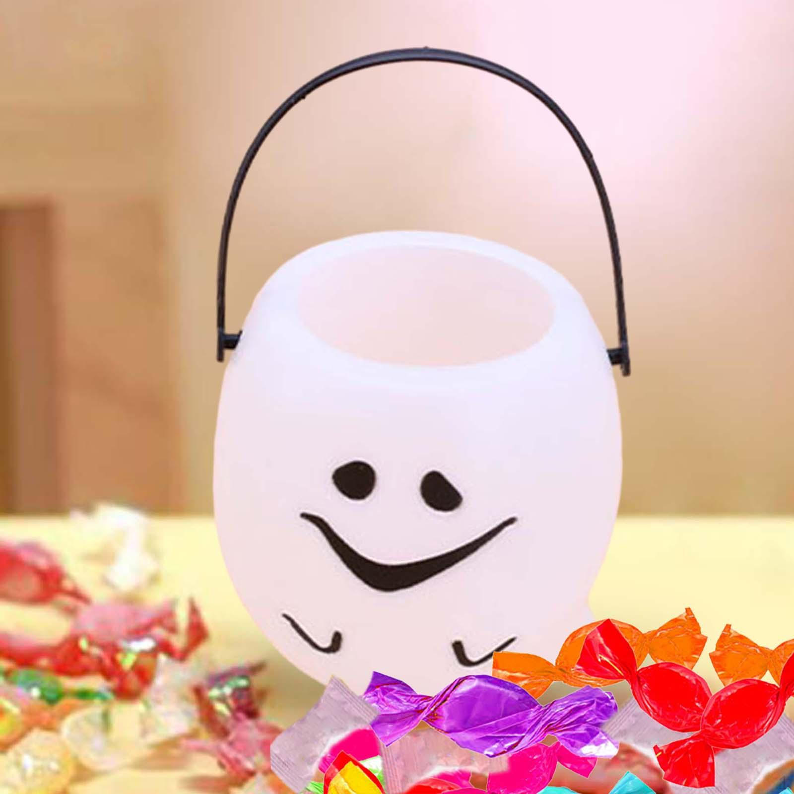 Halloween Candy Holder Pumpkin Bucket for Treats And Gifts