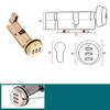 70x29mm Aluminum-alloy Mechanical Combination Lock 70mm Password Lock Cylinder 70mm Handle Lock Without Key