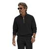 Men's Casual Half-Zip Pullover Sweatshirt for Everyday Wear