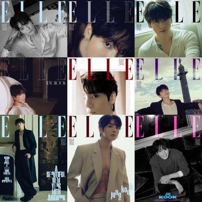 ELLE Dergisi Ocak 2026 BTS Jung Kook Kapak