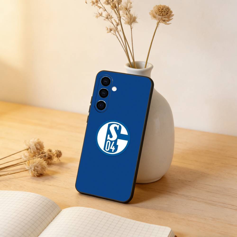 

S-Schalke 04-PC Phone Case Black Silicone Soft For Samsung Galaxy A73,A72,A71,A70,A53,A52,A51 Samsung a11
