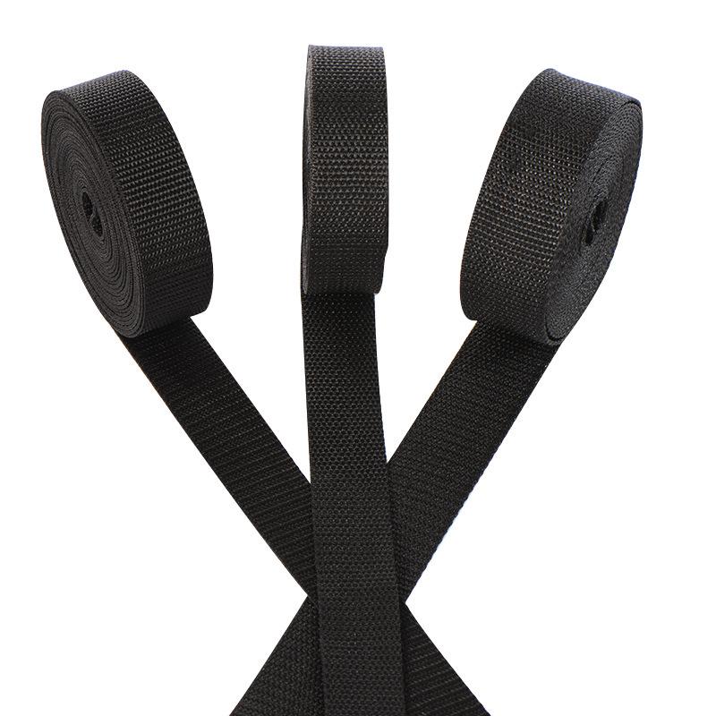 Black Pearl Texture 900D PP Webbing for Straps – Clothing, Luggage, Backpack, Bundling