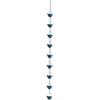Catena per la pioggia in metallo Fiori vintage Raccoglitori di pioggia per grondaie esterne Grondaie Drenaggio sottotetti Resistente alla ruggine Decorazioni da giardino
