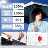 FLOATUS Folding Super Water Heat Light UV Wind Highest Grade 5 Water For Sunny and Rainy 54cm White [Moonbat] Parasol, Umbrella, Repellent, Blocking,