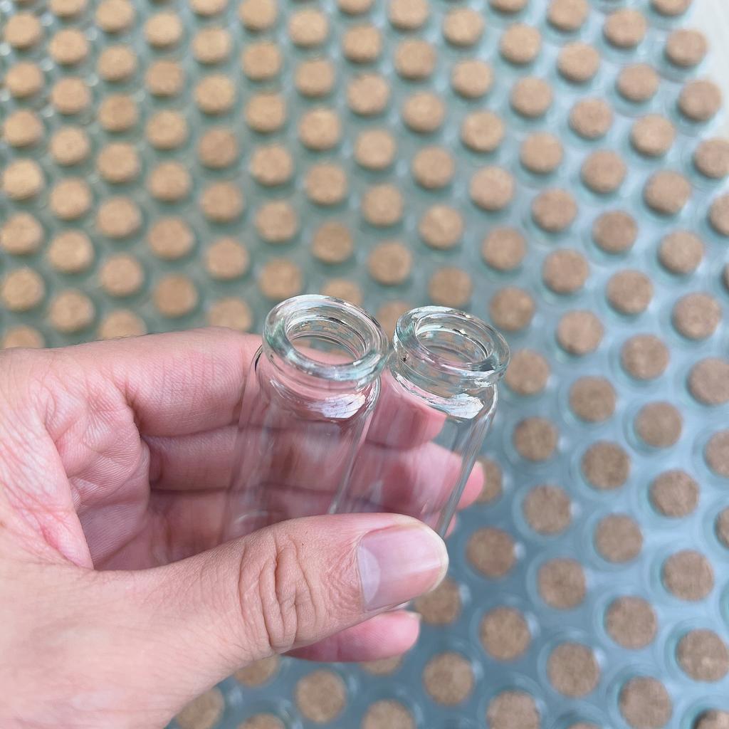 50/100 Pcs 12ml Small Glass Test Tube 22×60mm Glass Bottles With Cork Stopper Diy Crafts Tiny Empty Glass Jars Mini Vials Gift