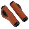 Artificial Leather Bicycle Grips Liquid Silicone Palm Pad Shock Absorption Handlebar Cover for Bike Accessories Brown