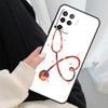 Cute Stethoscope Heart Case For Oppo A40 A60 A80 A5 Pro A15 A16 A17 A57 A77 A94 A74 A54 A76 A96 A18 A38 A58 A78 A98