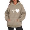 Womens Hoodies Oversized Sweatshirts Long Sleeve Casual Pullover Hooded Sweatshirt Tops