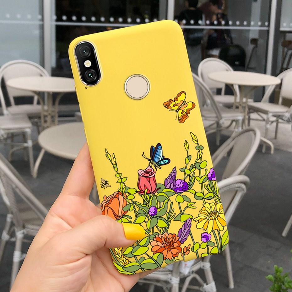 Phone Case For Xiaomi Redmi S2 (Redmi Y2) Lovely Pattern Macaroon Silicone Soft Cover Cases For RedmiS2 S 2 Y2 Fundas