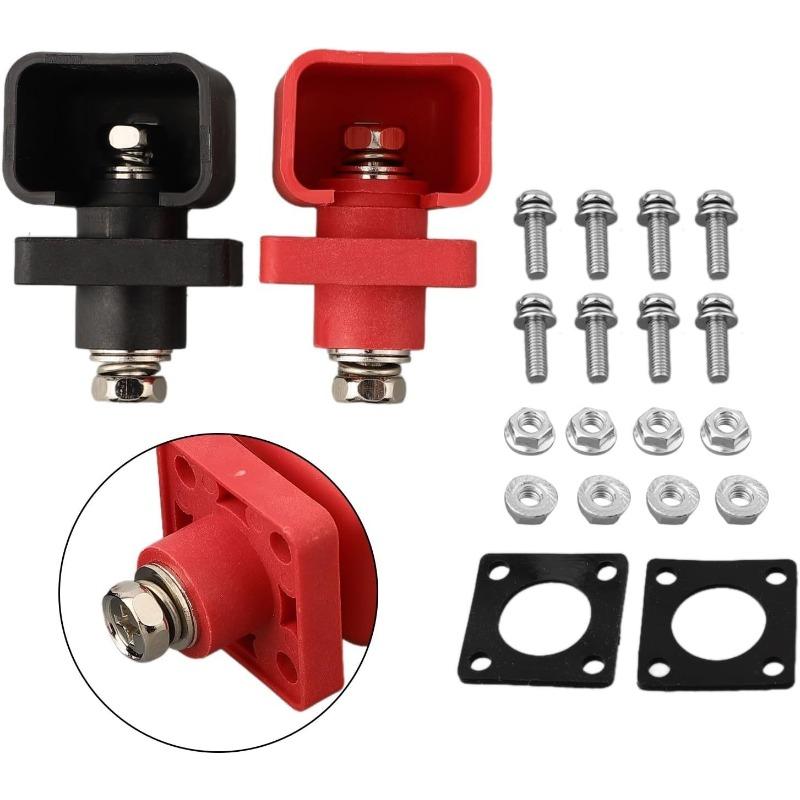 Lithium Battery Terminal Block High Current Energy Inverter Plug Mounted Type Storage Connector Flame Retardant Heat Resistant