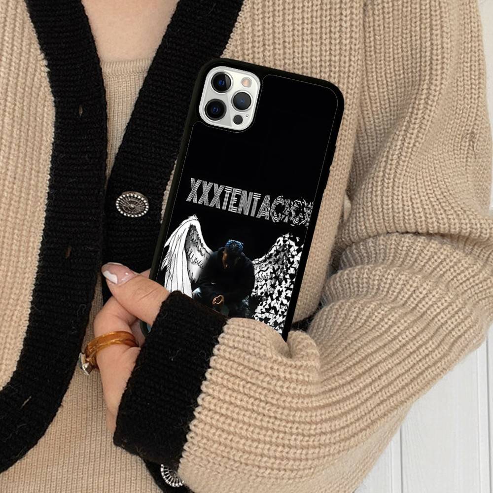 Rapper X-XXXTentacionS Phone Case PC+TPU For IPhone 11 12 13 14 15 16 17 Pro Max Plus Shell