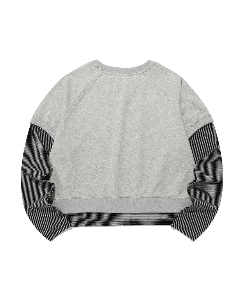 ISTKUNST Layerd Raglan St L/S Tee_Grey(Ik2Ffft553A)