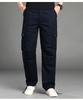 Spring and Autumn Men's Multi-Pocket Casual Pure Cotton Loose Straight-Leg Trousers
