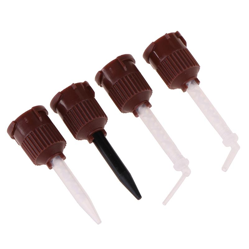 50 Pcs Dental Materials Impression Mixing Tips Silicone Rubber Mix Head