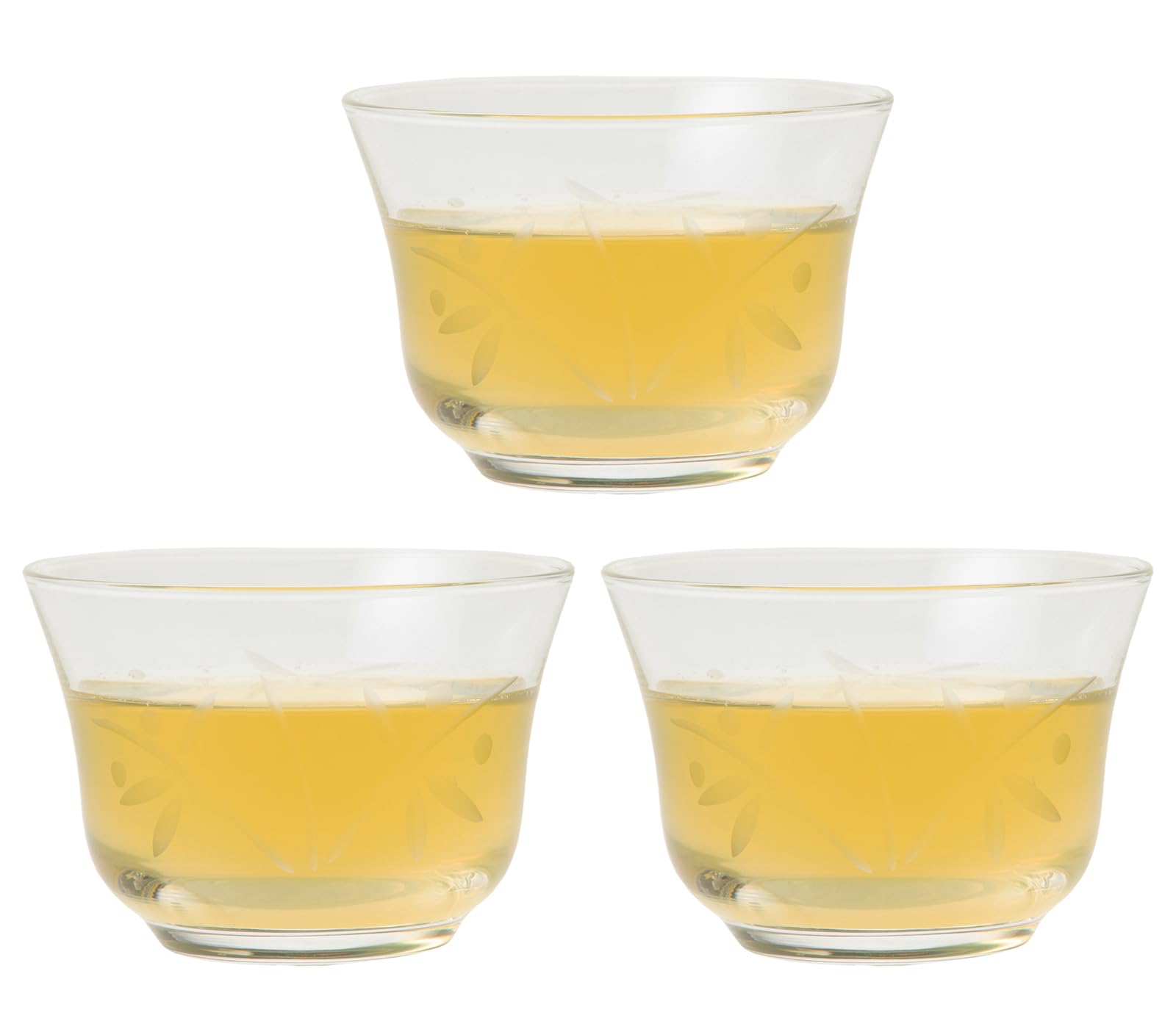 

Picture reading Kiriko cold tea glass 185ml x 3 pieces (Omodaka pattern) T-20112-C646