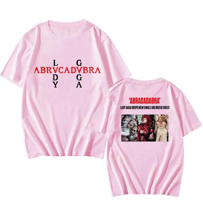 

Lady Gaga Abracadabra Fans Tour 2025 T-Shirt Merch Women Men Crewneck Casual Tees Unisex Pure Cotton Summer Clothes Short Sleeve 4XL