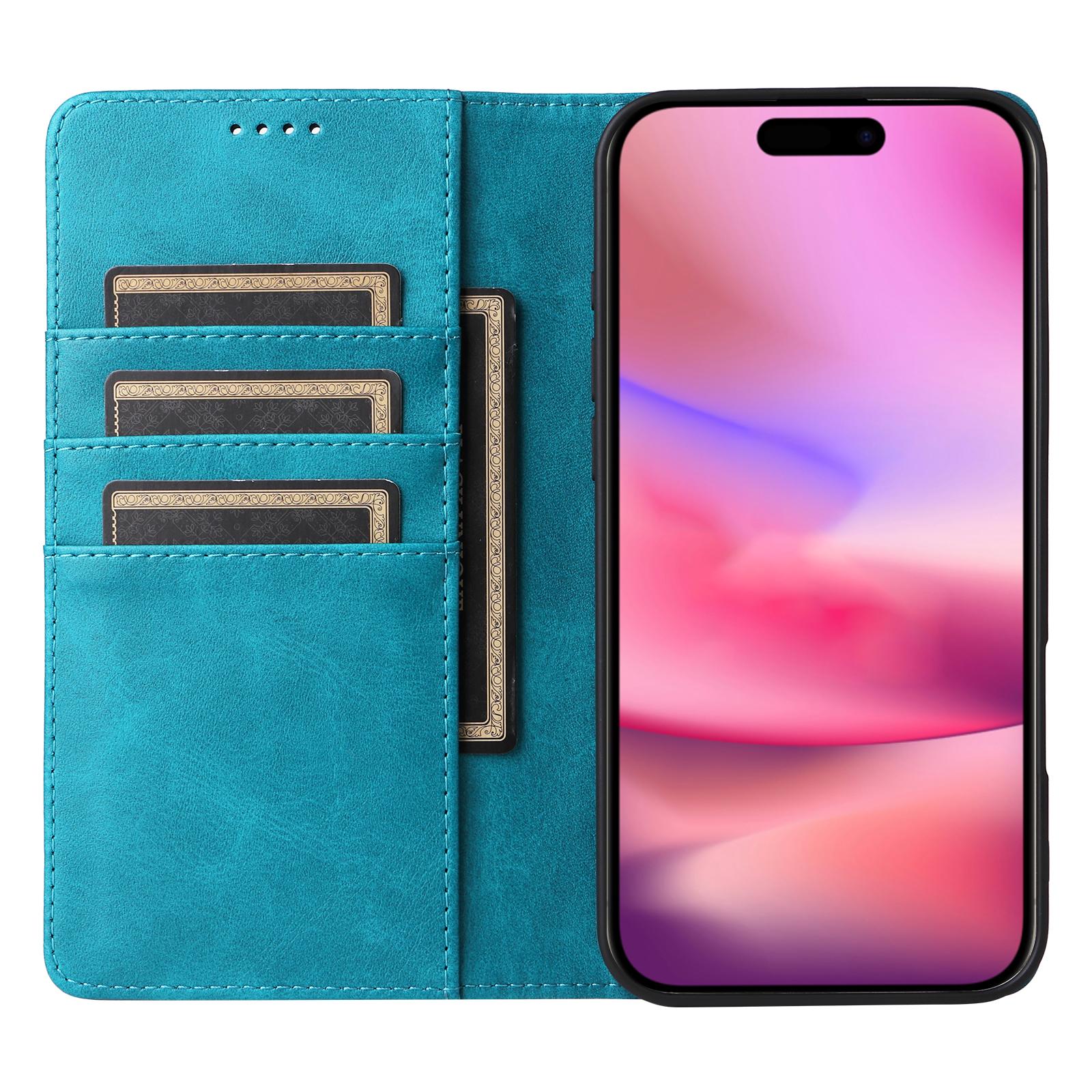 

Для iPhone 16 Чохол Шкіряний Чохол для Телефону з RFID-захистом Магнітна Застібка