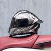 Motorcycle helmets Men's and women's face-off helmets Double mirror locomotive Bluetooth semi-full cover four seasons