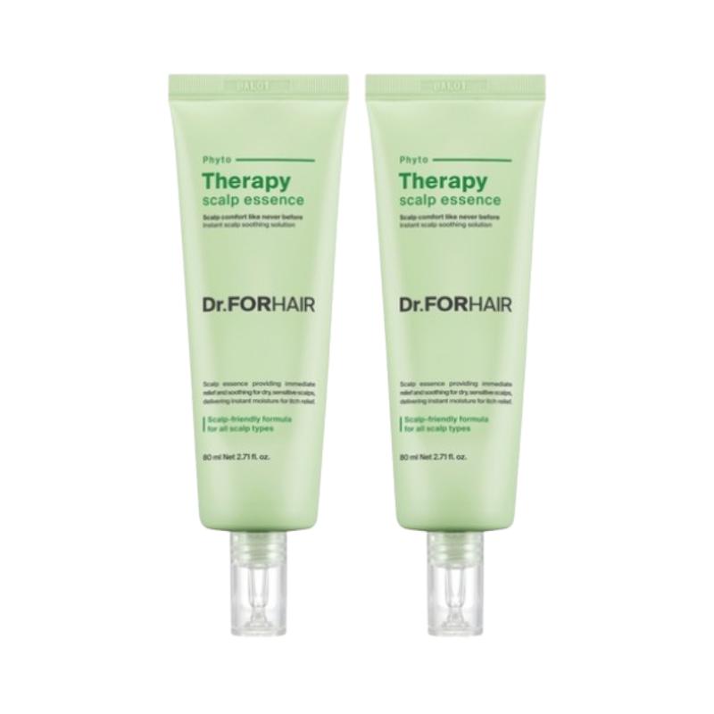 Dr.FORHAIR Phytotherapy Scalp Essence 80ml × 2 – Soothing & Hydrating Care for Dry, Itchy Scalp, Herbal Cooling Essence 80ml x 2