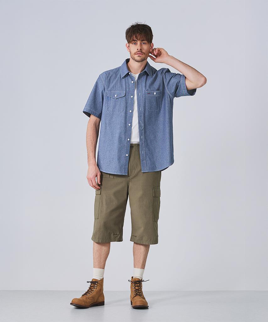 Geonjiulleunseu British Army M65 Shorts - Olive