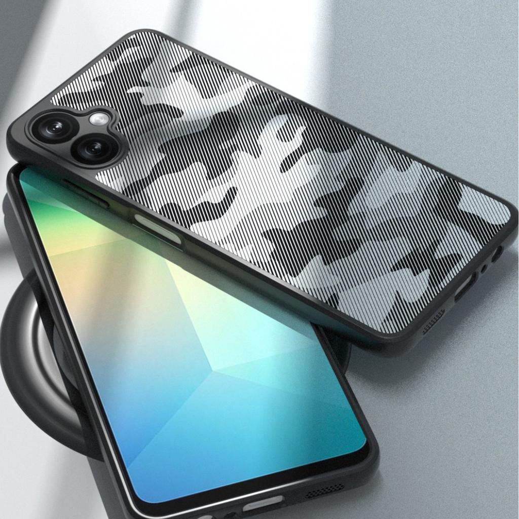 IBMRS For Samsung Galaxy F06 5G/M06 5G Case Soft TPU Frame Hard PC Back Anti-Fall Phone Cover