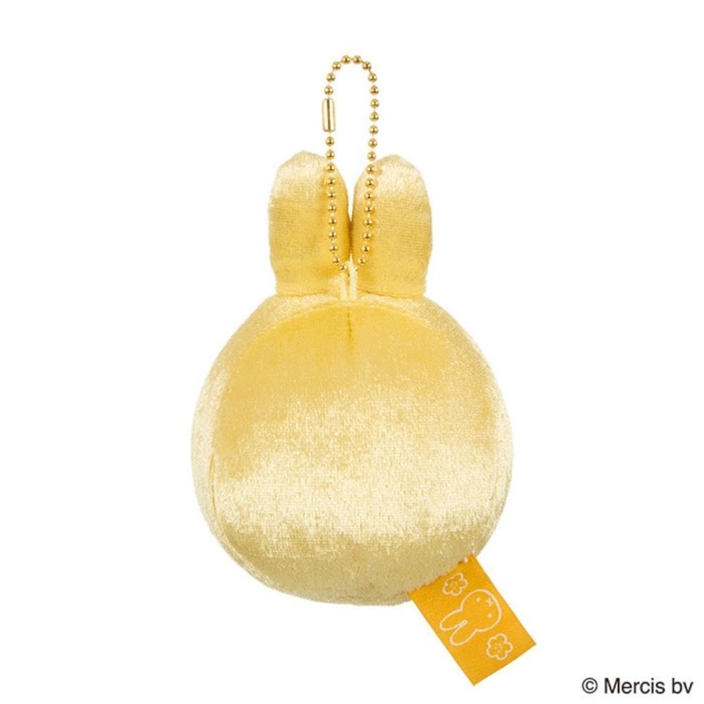 Sekiguchi Dick Bruna Miffy Lucky Daruma Mascot H12 X W8 X D7cm Keychain, Gold, 603855,