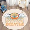 Boho Style Round Carpet Floor Mat Living Room Carpet Polyester Carpet Mat Children 'S Room Decoration Room Decor Prayer Carpet