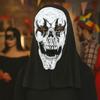 Unisex Halloween Skull Headwear Universal Halloween Latex Mask Screaming Zombie Mask  Costume Party