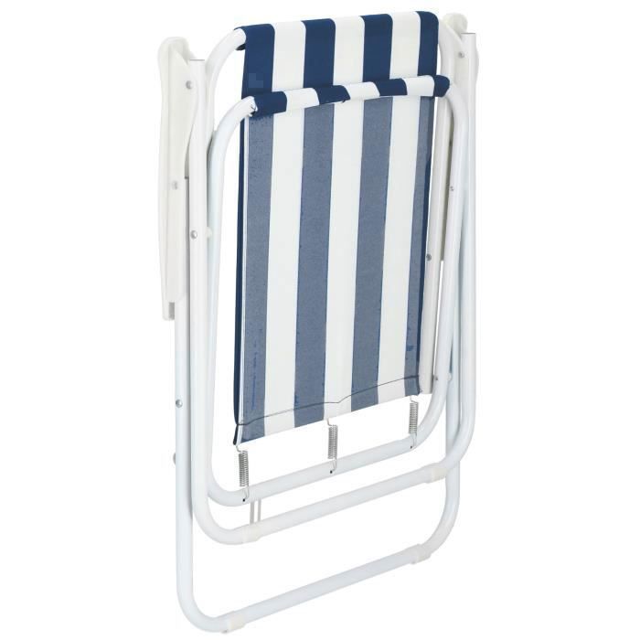 SPRINGOS® Folding Beach Camping Chair 52x59x80 Cm - Dark Blue