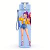 1 ud. Vibrante Brillante Banda de Chicas Kpop Busto 750ml Botella de Agua de Plástico de Color Tapa con Pitorro abatible a Prueba de Fugas Para Deportes Oficina Uso en Casa