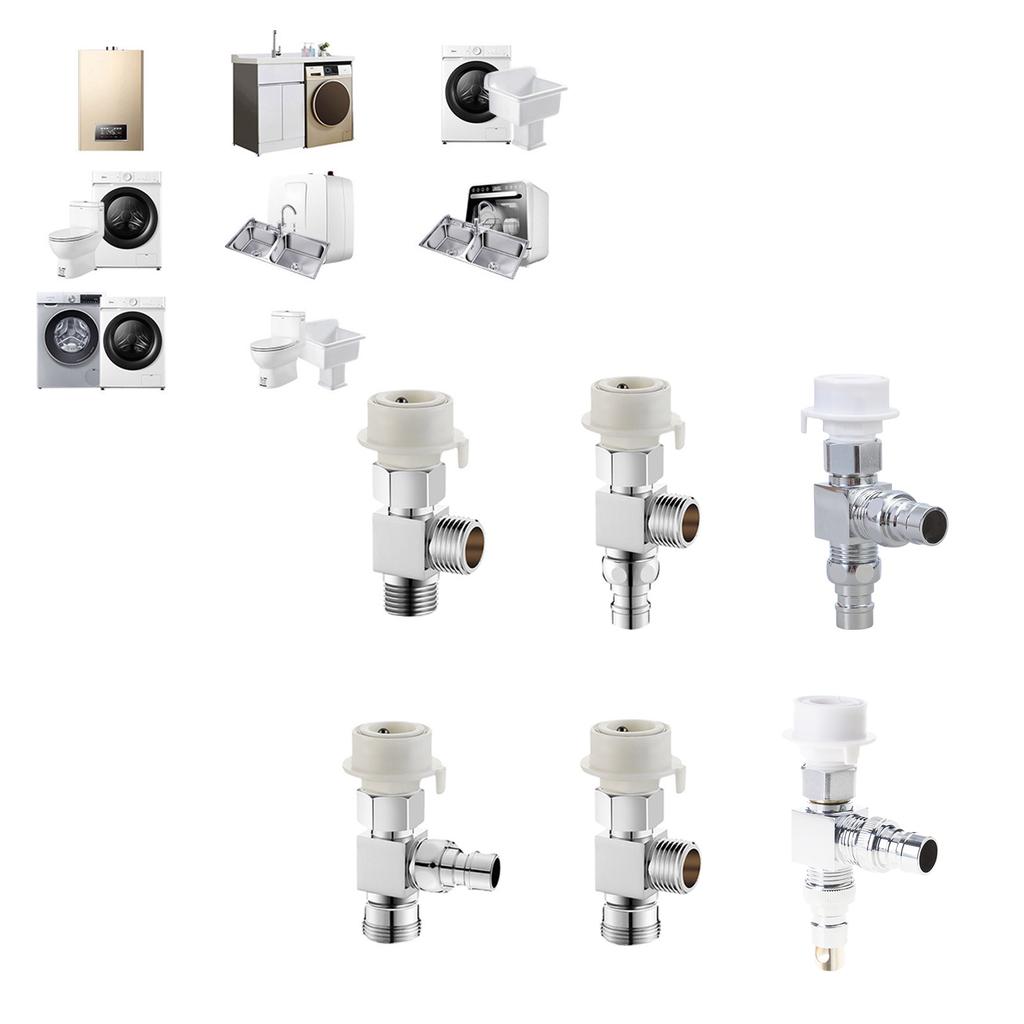 Adaptér na vodovodní baterii pro pračku Rozdělovač vody Zařízení pro odklon přívodu vody Rozdělovač/Přepínač pro vodovodní baterii pračky