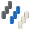 20/25/32mm PVC Gerader Verbinder 2-Wege-Verbindung Gartenbewässerung Aquarium Fischbecken Rohradapter Fittinge Weiß Grau Blau 5 Stück