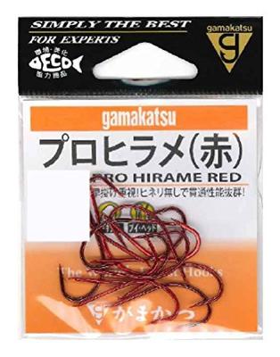 Gamakatsu Professional Flounder Hook (Red) #16 Fishing Hook