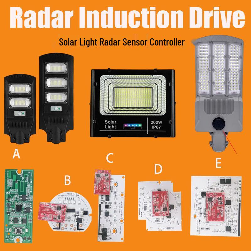 Solar Infrared Motion Sensor Control Module with Human Body Induction