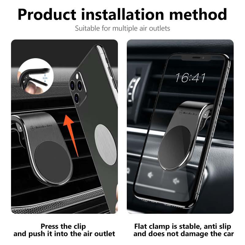 Universal Magnetic Car Phone Holder Mobile Mount Smartphone GPS Support Stand For Benz AMG CLA CLS C180 C200 W204 W205 Exclusive