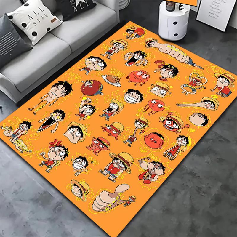 Monkey D Luffy Carpet Rug For Living Room Bedroom Home Sofa Decoration,kids Play Nonslip Floor Mat
