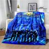 Rock Band I-Iron M-Maiden Printed Blanket Kids Warm Blankets Flannel Soft and Comfortable Blanket Bed Linings Birthday Gift