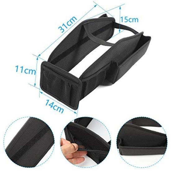 ANTC Compatible with Suzuki Jimny JB64 JB74 Gear Shift Storage Cell Phone Key Tissue Storage Easy to Car Small Item Interior Parts Bag, Bag, Install,