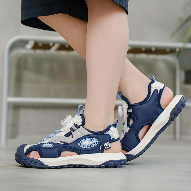 29-39 Children's Summer Anti Slip Wear Resistant Breathable Fashionable Baotou Sandals Beach Shoes