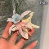 Y2K Blue Starfish Hairpin Summer Beach Vacation Hair Clip  Sweet Bangs Clip Girls Women Hair Accessories