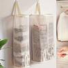 Space Saving Sock Storage Bag Mesh Pocket Grocery Bag Holder Closet Organizer  Bedroom Storage