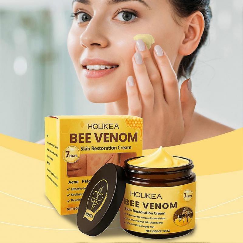 Bikvalshudåterställande Kräm, Effektiv Minskningskräm för Fläckar och Ärrbildning, Naturliga Anti-Aging Milda Formler, för Ansikte Kropp