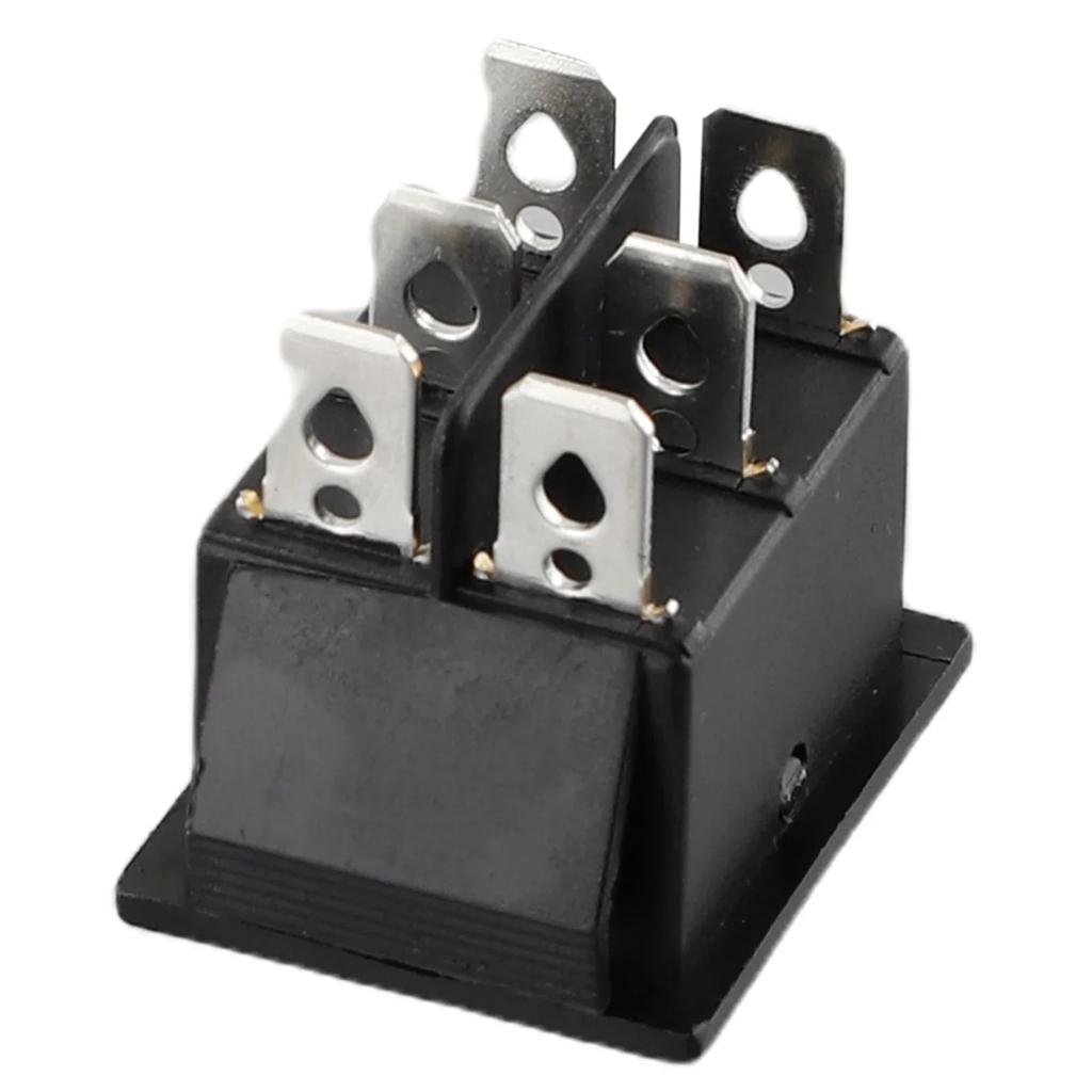 2 Stück 6-poliger DPDT Doppelpol-Doppeltwurf 20 Ampere Momentan-Kippschalter 16A 250V AC / 20A 125V AC Elektrische Geräte